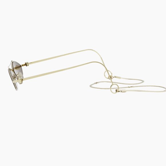 NEW FENDI SUNGLASSES, WOMEN GOLD FENDI SUNGLASSES WITH CHAIN main image 4